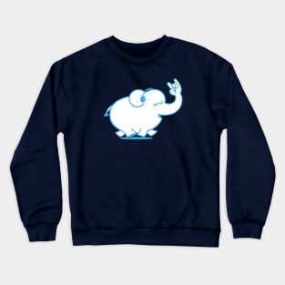 Rock & Roll elephant Crewneck Sweatshirt